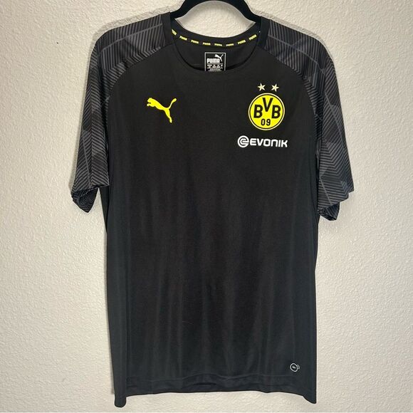 Puma Borussia Dortmund Training Jersey Men’s Large Soccer Football - Picture 2 of 16